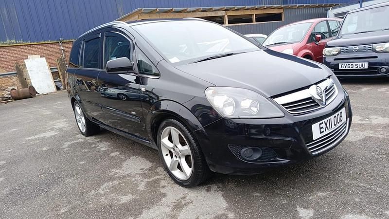 Used Vauxhall Zafira SRi 140 HP (102 kW) 2011 Black MPV