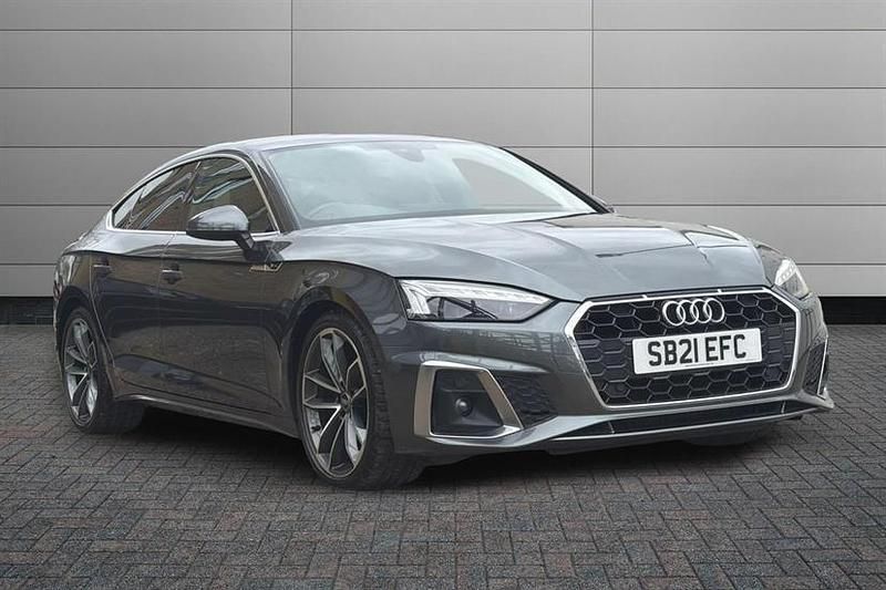 Used Audi A5 S-Line 163 HP (119 kW) 2021 Grey Coupe