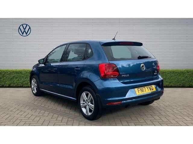 Used VW Polo Edition 90 HP (66 kW) 2017 Blue Hatchback