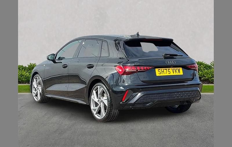 Used Audi A3 Black Edition 150 HP (110 kW) 2025 Black Hatchback