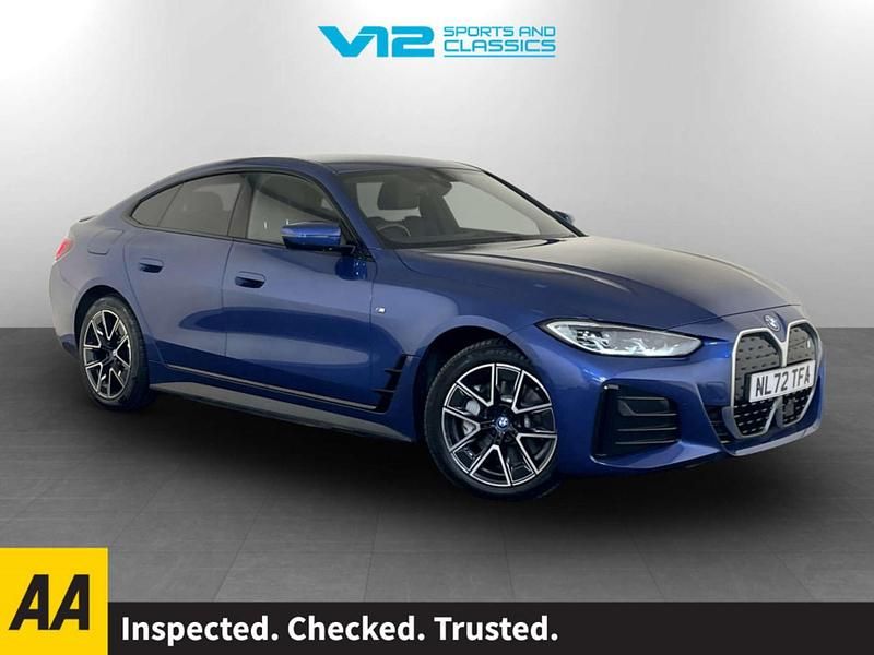 Blue Used 2022 BMW i4 M Sport Sedan | £24,495 (Good price) - Image 1/2