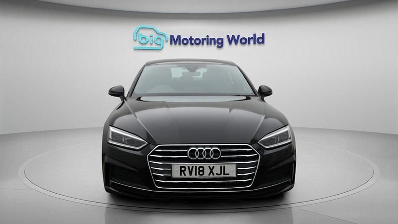 Used Audi A5 Sportback S-Line 190 HP (139 kW) 2018 Black Hatchback