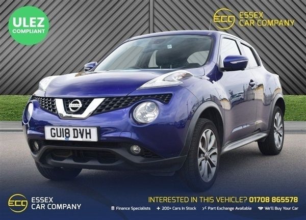 Blue Used 2018 Nissan Juke Tekna SUV | £9,995 (Fair price) - Image 1/1
