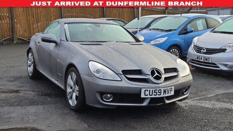 Silver Used 2009 Mercedes SLK200 Cabriolet | £4,995 (Fair price) - Image 1/4