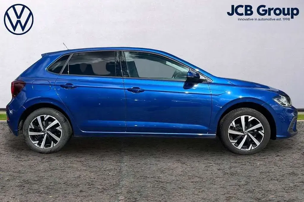 Used VW Polo Match 95 HP (69 kW) 2025 Blue Hatchback