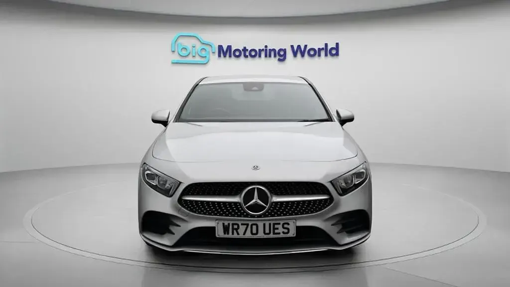 Used Mercedes A250 AMG line 259 HP (190 kW) 2020 Silver Sedan