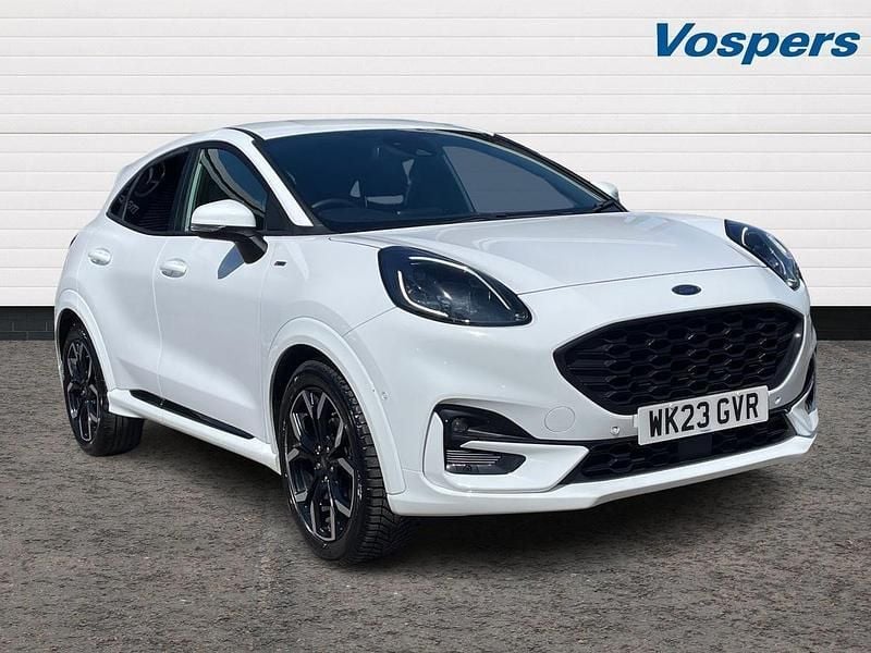 White Used 2023 Ford Puma ST-Line X SUV | £15,990 (Fair price) - Image 1/3