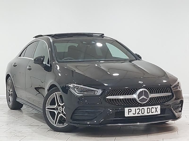Black Used 2020 Mercedes CLA180 AMG Line Premium Plus Sedan | £25,098 (Fair price) - Image 1/4