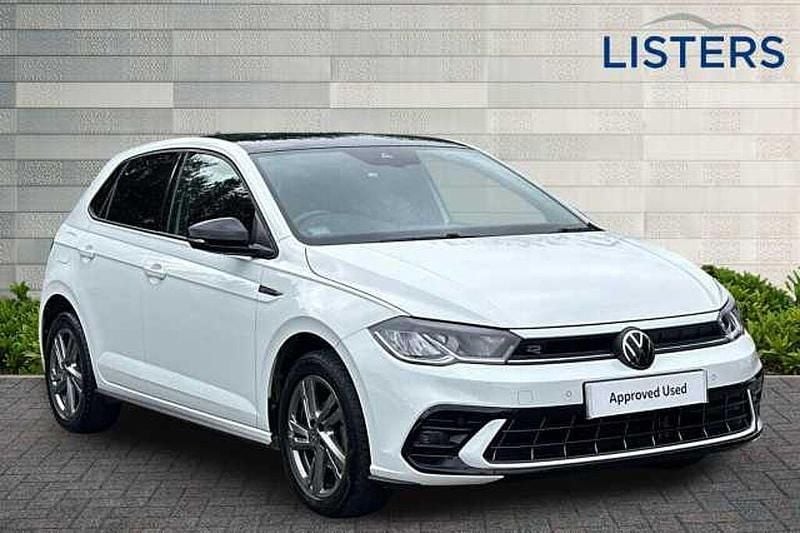 White Used 2023 VW Polo R-line Hatchback | £17,295 (Fair price) - Image 1/4