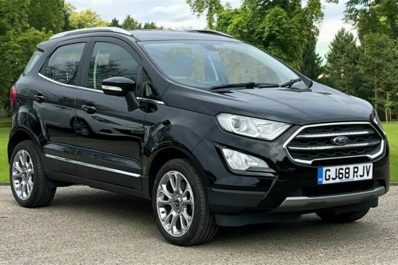 Shadow black Used 2018 Ford Ecosport Titanium SUV | £9,000 (Fair price) - Image 1/4