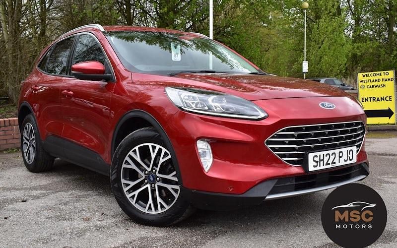 Used Ford Kuga Titanium 190 HP (139 kW) 2021 Red SUV
