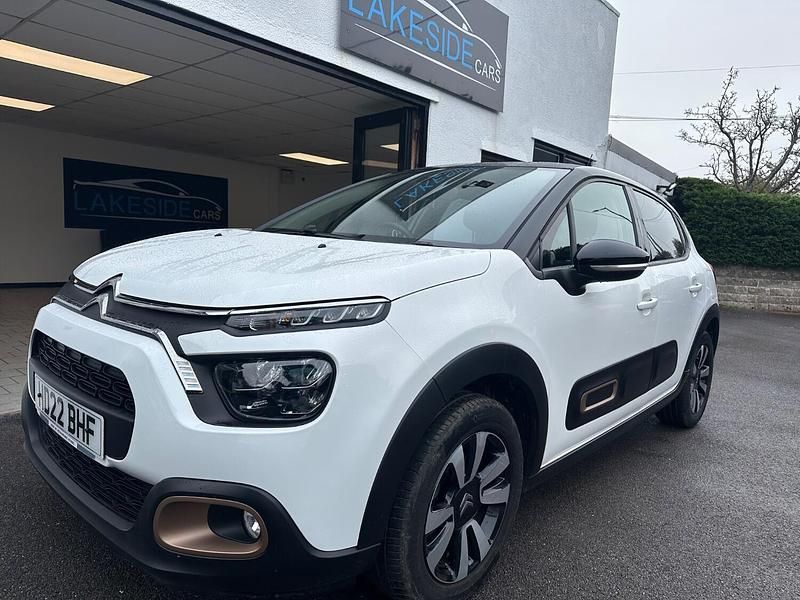 White Used 2022 Citroën C3 PureTech Hatchback | £8,995 (Super price) - Image 1/4