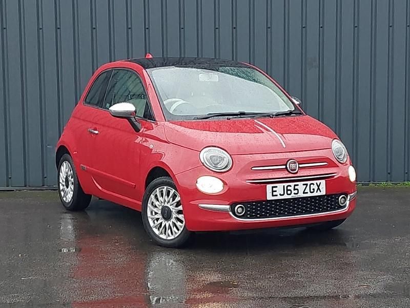 Red Used 2015 Fiat 500 Lounge Hatchback | £5,998 (Fair price) - Image 1/4