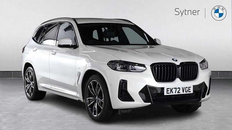 White Used 2022 BMW X3 M Sport SUV | £34,750 (Fair price) - Image 1/4