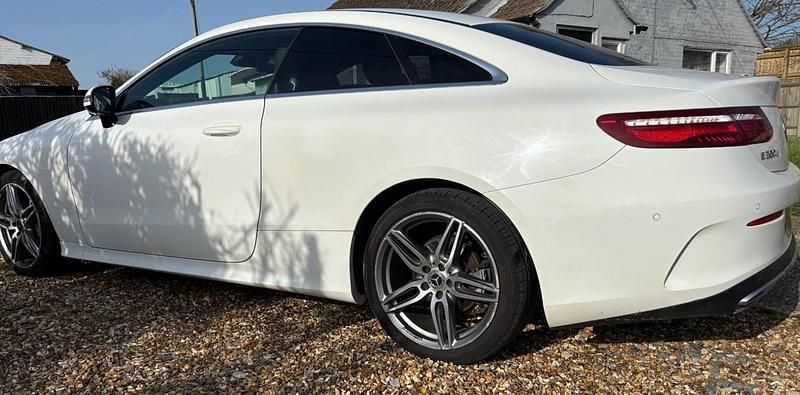 Used Mercedes E300 AMG Line Premium 2020 White Coupe