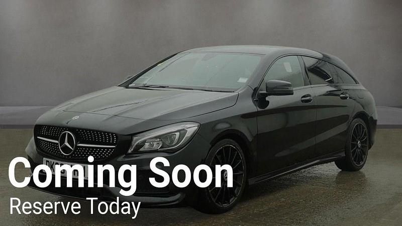 Used Mercedes CLA220 AMG line 2018 Black Sedan