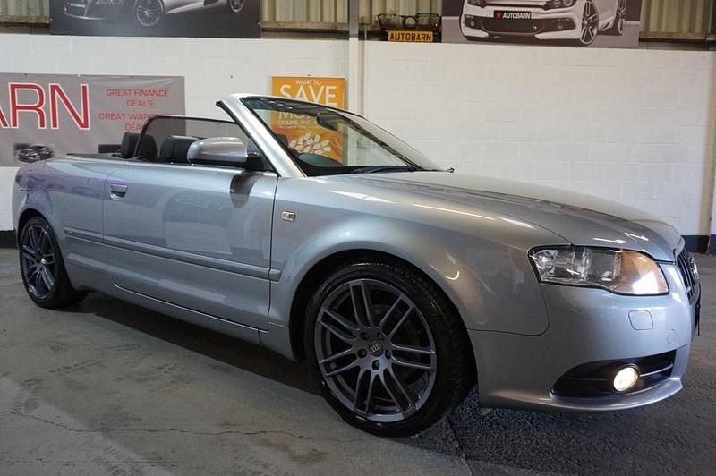 Used Audi A4 Cabriolet S-Line 140 HP (102 kW) 2009 Silver Cabriolet