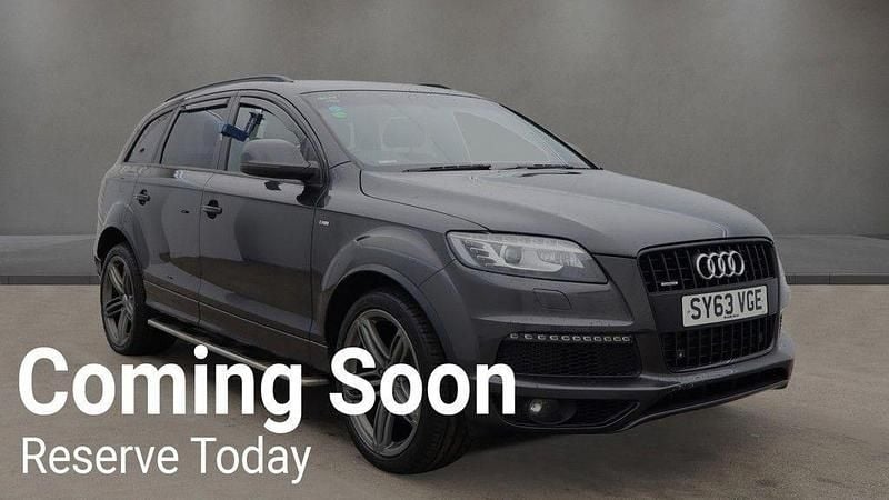 Grey Used 2013 Audi Q7 S-line plus SUV | £12,950 (A bit pricey) - Image 1/3