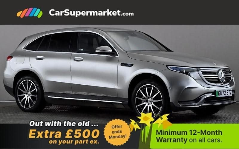 Used Mercedes EQC400 AMG line 300 kW (408 HP) 2022 Silver SUV
