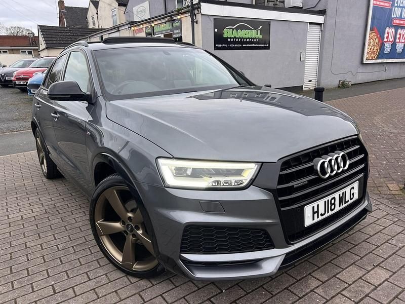 Used Audi Q3 Black Edition 184 HP (135 kW) 2018 Grey SUV