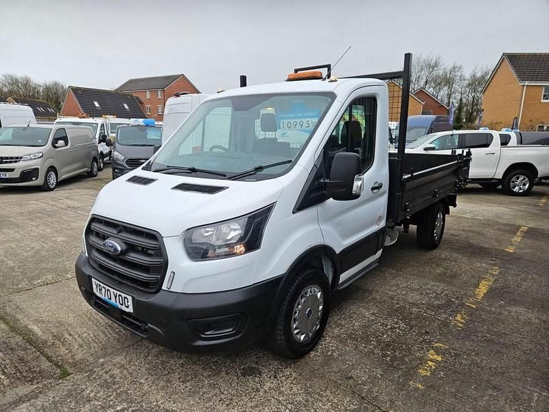 Used Ford Transit 130 HP (95 kW) 2021 White Cabriolet