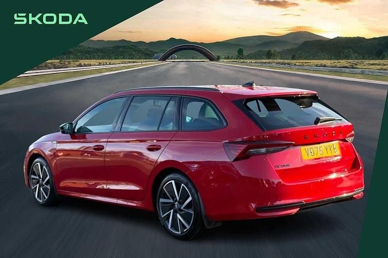 Used Skoda Octavia SportLine 110 HP (80 kW) 2025 Velvet red metallic Estate