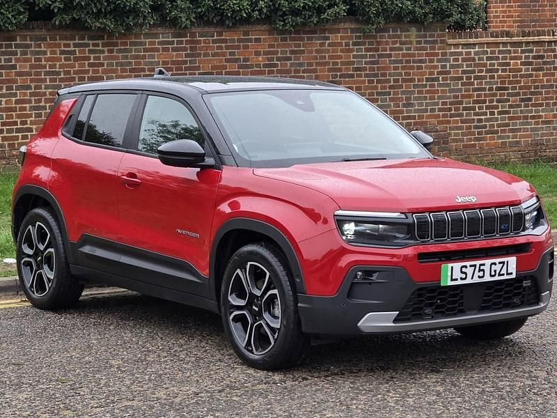 Red/black Used 2025 Jeep Avenger Summit SUV | £24,749 (Expensive) - Image 1/4