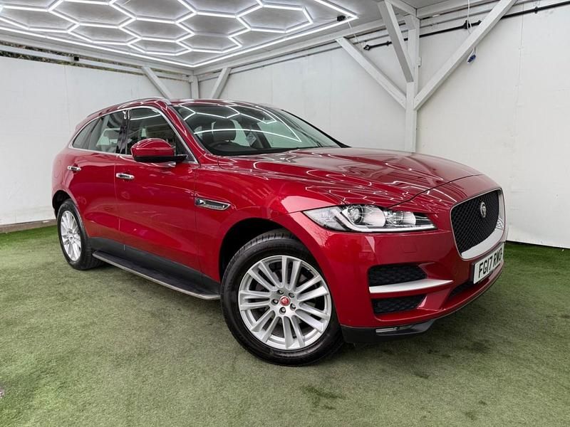 Used Jaguar F-Pace Portfolio 240 HP (176 kW) 2017 Red SUV