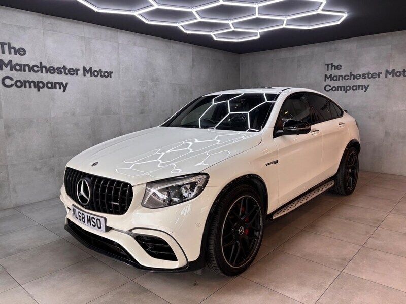 White Used 2018 Mercedes GLC63 AMG Premium Coupe | £38,990 (Fair price) - Image 1/4