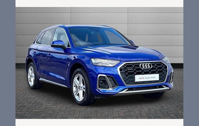 Used Audi Q4 Sportback e-tron S-Line 219 kW (299 HP) 2021 Blue SUV