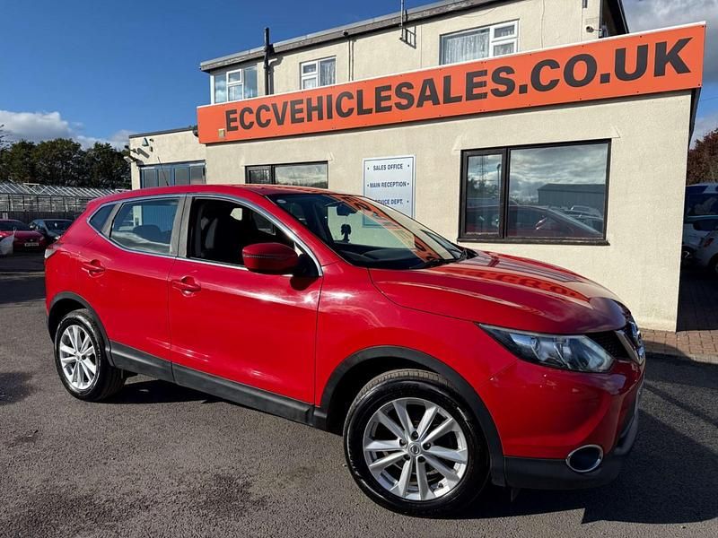 Used Nissan Qashqai Acenta 110 HP (80 kW) 2015 Red SUV