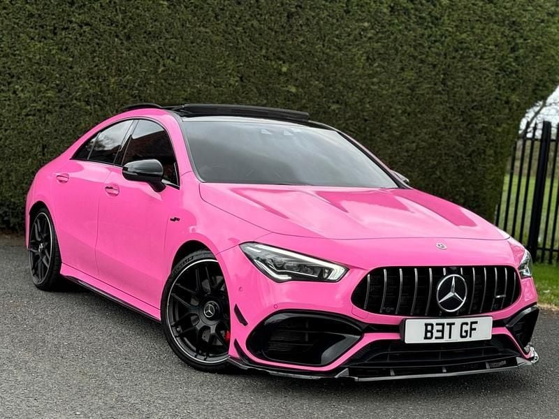 Used Mercedes CLA45 AMG 421 HP (309 kW) 2020 Pink Coupe