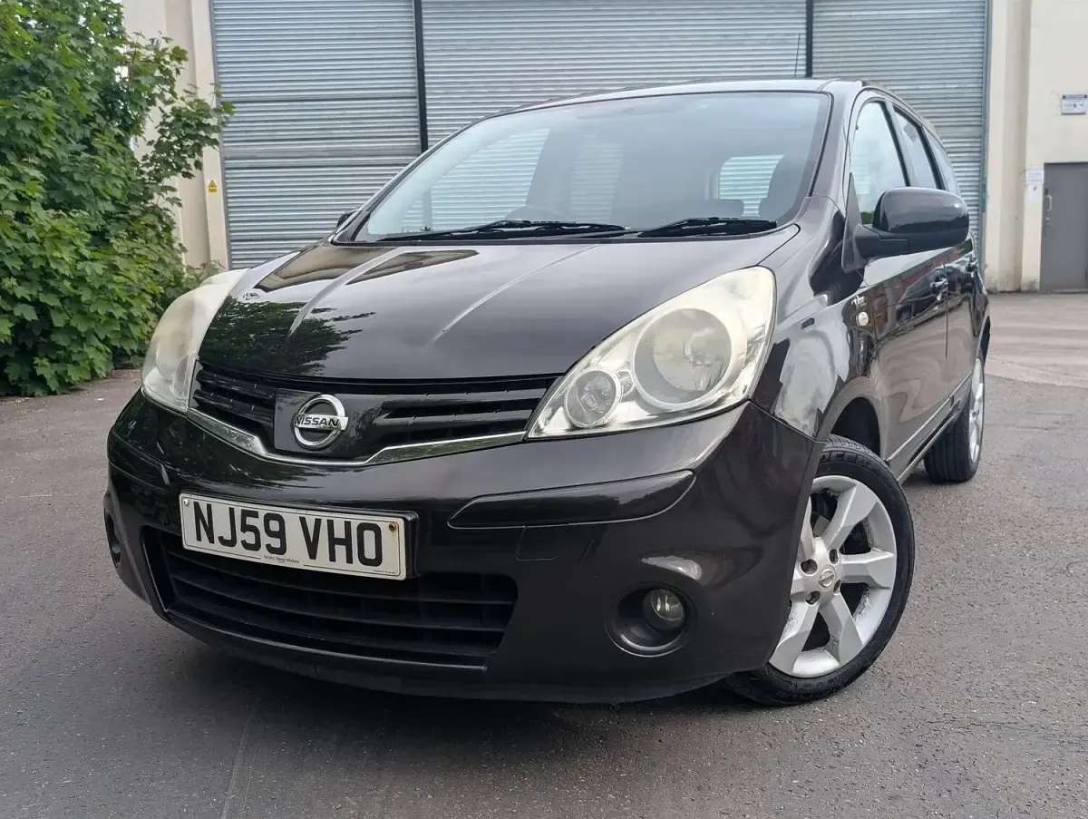 Used Nissan Note N-TEC 110 HP (80 kW) 2009 Black Hatchback
