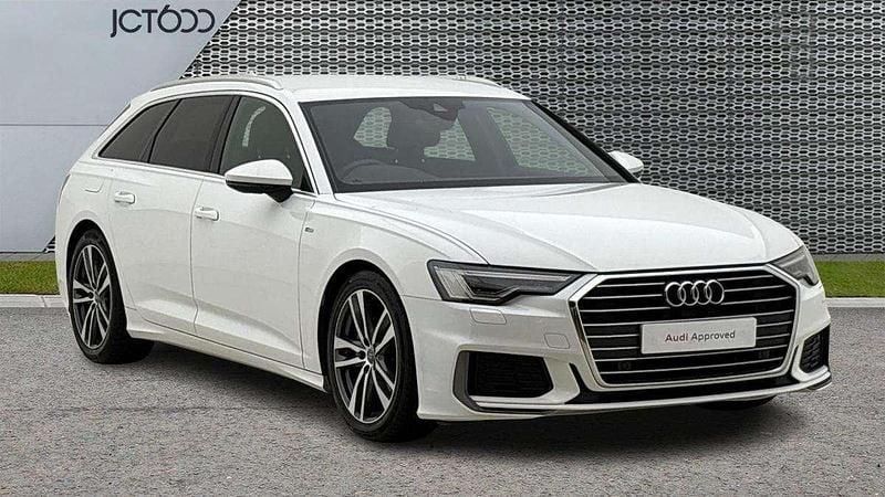 White Used 2018 Audi A6 S-Line Estate | £20,304 (Fair price) - Image 1/4