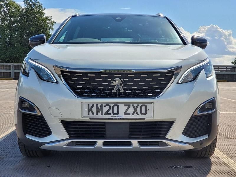 Used Peugeot 5008 GT-line 130 HP (95 kW) 2020 White Hatchback