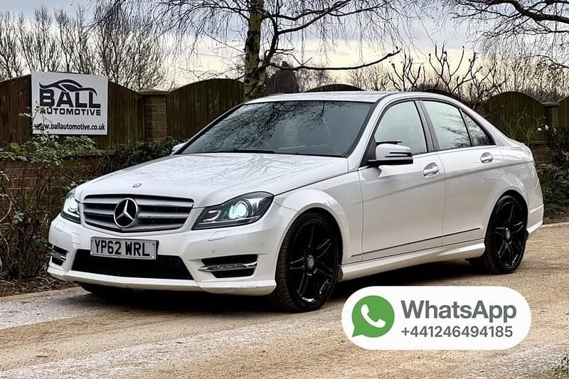 White Used 2012 Mercedes C220 AMG Sedan | £4,750 (Fair price) - Image 1/1