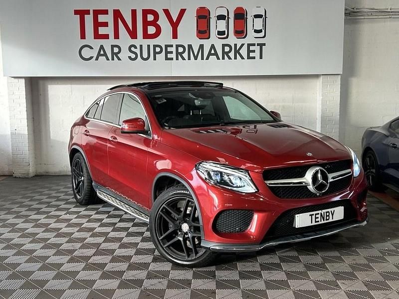 Red Used 2016 Mercedes GLE350 AMG Line Premium Plus Coupe | £24,795 (Fair price) - Image 1/3