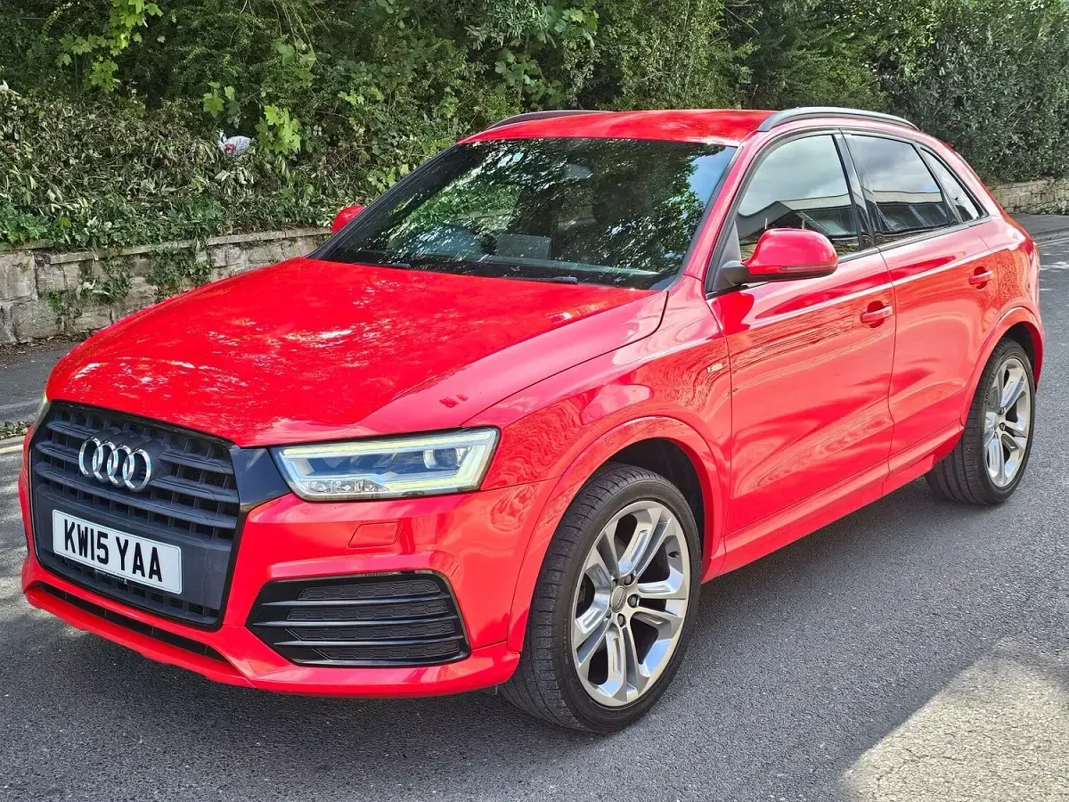 Used Audi Q3 S-Line 150 HP (110 kW) 2015 Red SUV