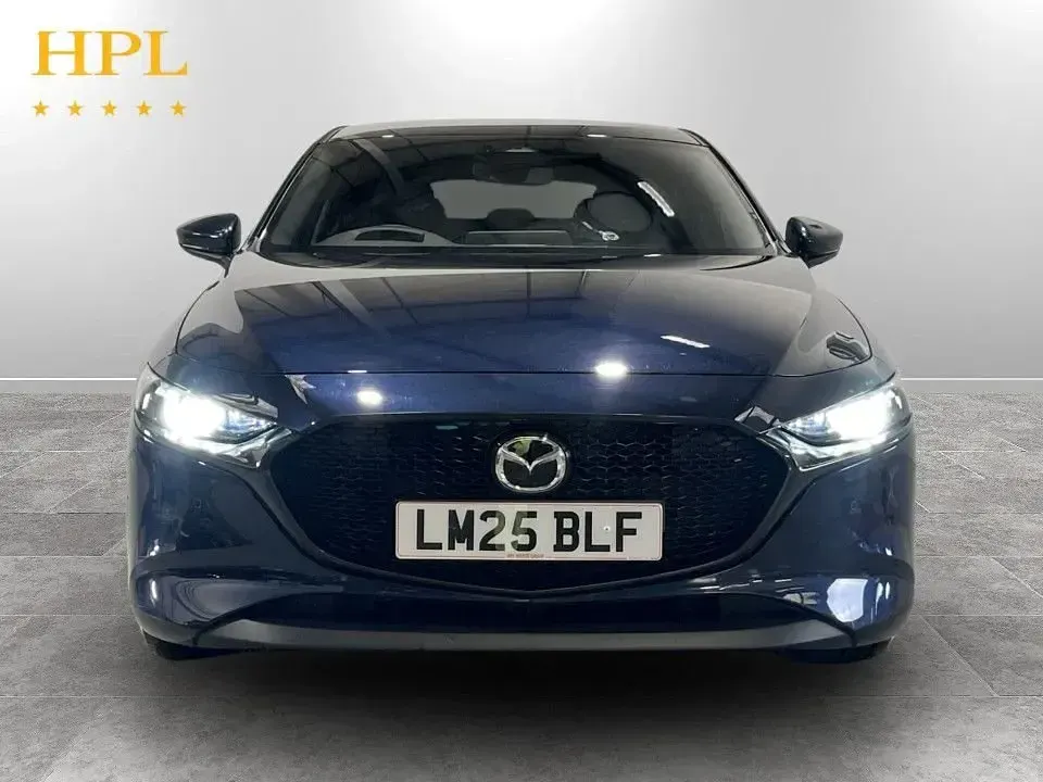 Used Mazda 3 Exclusive-Line 140 HP (102 kW) 2025 Blue Hatchback