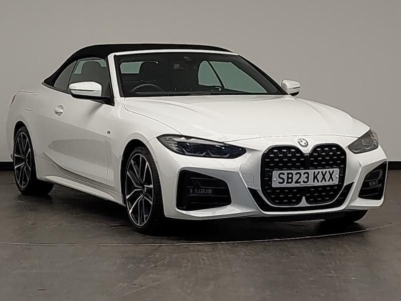 White Used 2023 BMW 420 M Sport Cabriolet | £37,498 (Fair price) - Image 1/4