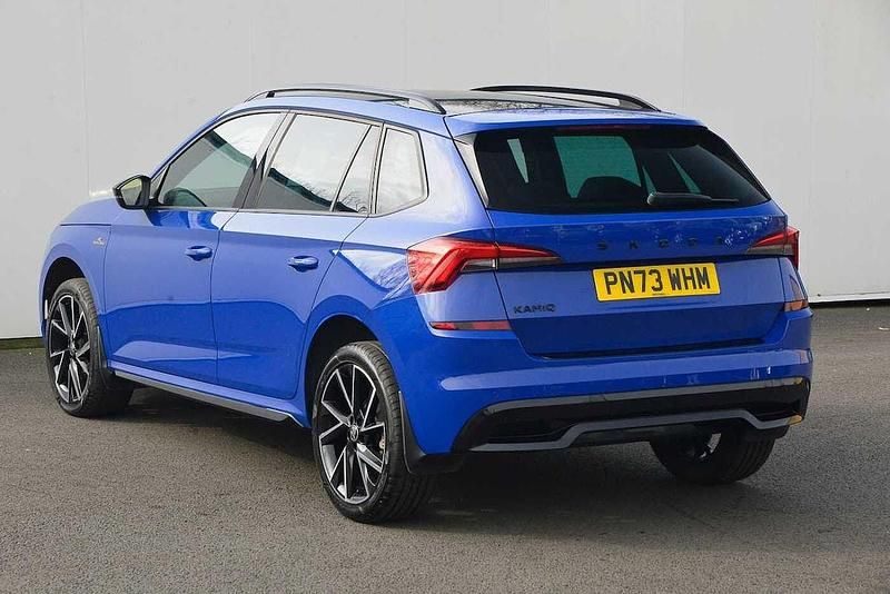 Used Skoda Kamiq Monte Carlo 110 HP (80 kW) 2023 Energy blue SUV