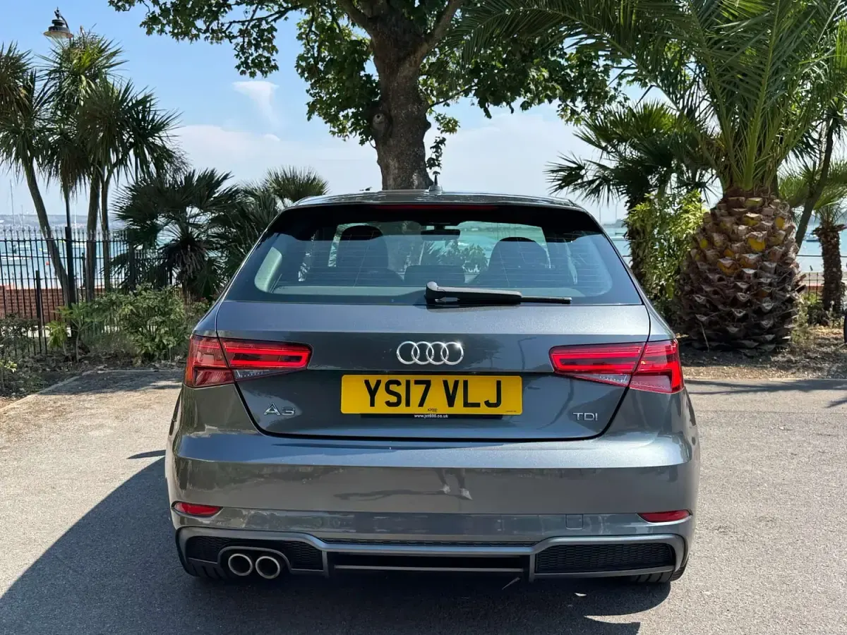 Used Audi A3 S-Line 184 HP (135 kW) 2017 Grey Hatchback