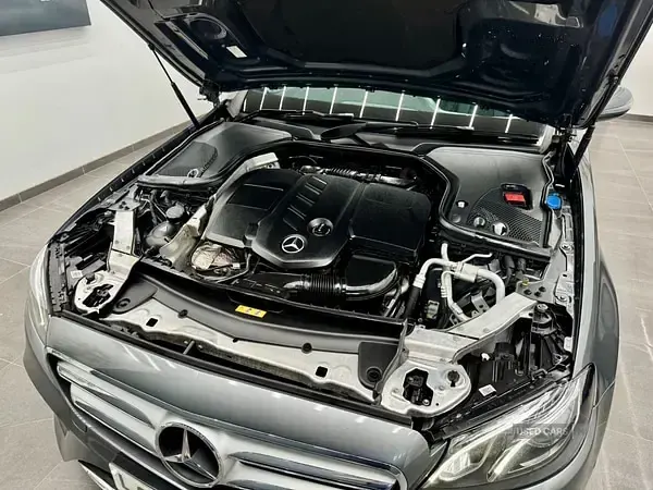 Used Mercedes E220 AMG line 191 HP (140 kW) 2017 Grey Sedan