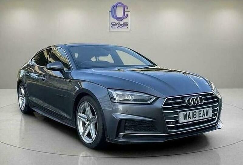 Grey Used 2018 Audi A5 Sportback S-Line Hatchback | £10,499 (A bit pricey) - Image 1/4