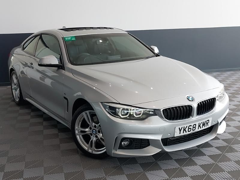 Silver Used 2019 BMW 420 M Sport Coupe | £17,998 (Fair price) - Image 1/4