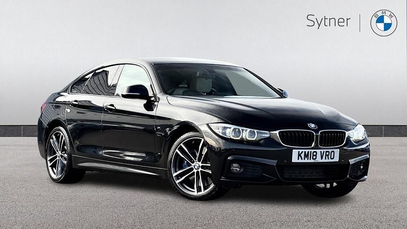 Black Used 2018 BMW 430 Gran Coupé M Sport Coupe | £22,000 (Expensive) - Image 1/4