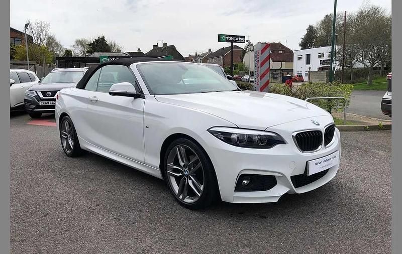 Used BMW 218 M Sport 147 HP (108 kW) 2017 White Cabriolet