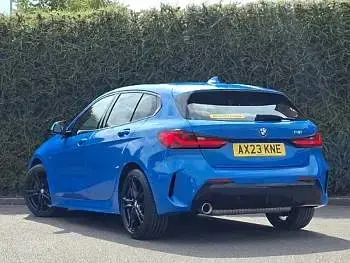 Used BMW 118 M Sport 136 HP (100 kW) 2023 Blue Hatchback