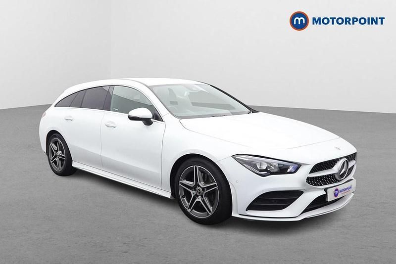 White Used 2022 Mercedes CLA200 AMG Line Premium Estate | £22,699 (Fair price) - Image 1/4
