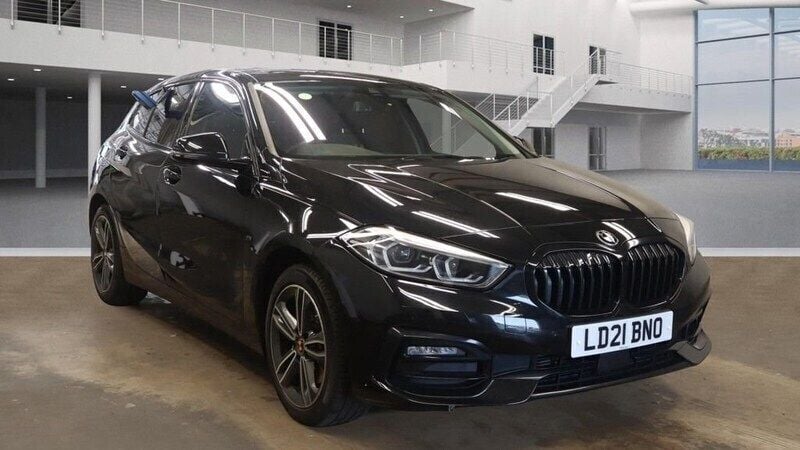 Black Used 2021 BMW 116 Sport Line Hatchback | £17,599 (Fair price) - Image 1/4